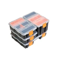 Torin AG421B Hardware & Parts Organizers: 4 Piece Versatile And Durable Stora...