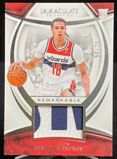 Kyshawn George 2024-25 Panini Immaculate Collection 20/75 Remarkable Patch RC