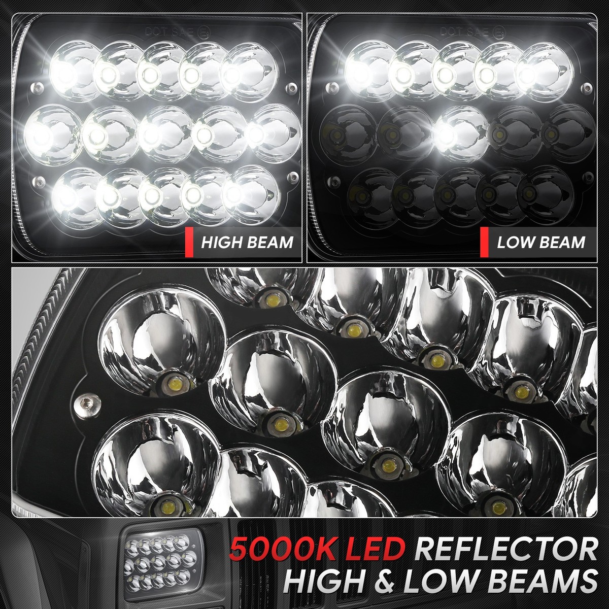Hatillo Led Hasselblad Digital PEAK Faro LED H6054 De Haz Sellado 6000K Zoom H5