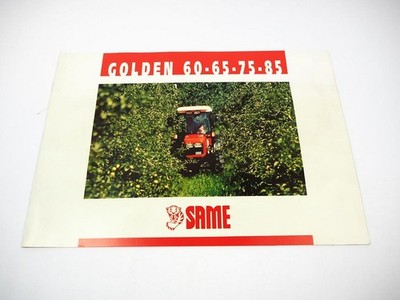 Same Golden 60 70 75 85 Tractor Brochure Specs 11/1997