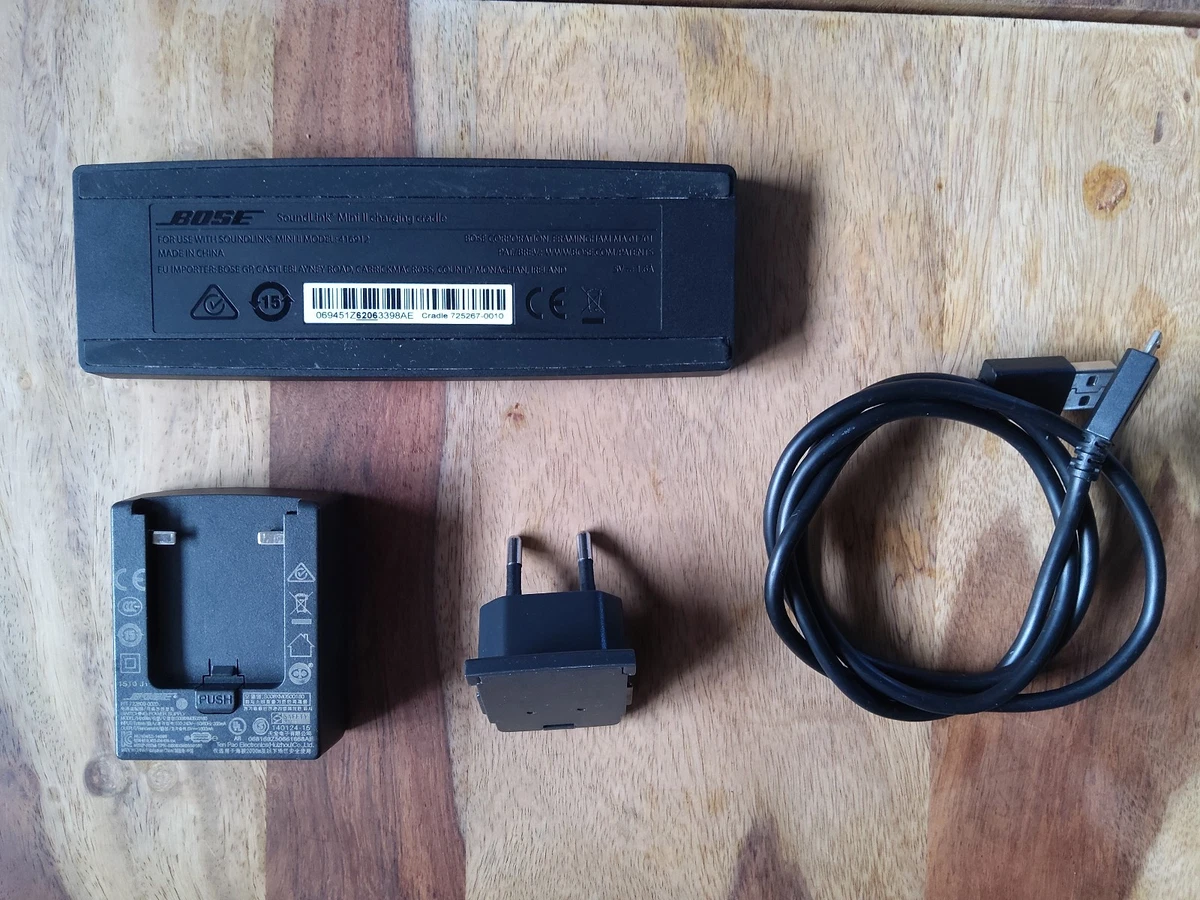 Bose Soundlink Mini 2 Ladestation charging cradle schwarz black TOP