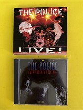 THE POLICE LIVE 2 CD SET EVERY BREATH YOU TAKE THE SINGLES 2 CD LOT LIKE NEW