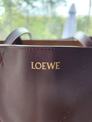 Loewe Hedgehog Puzzle Fold Tote Bag Medium Calfskin Leather | eBay