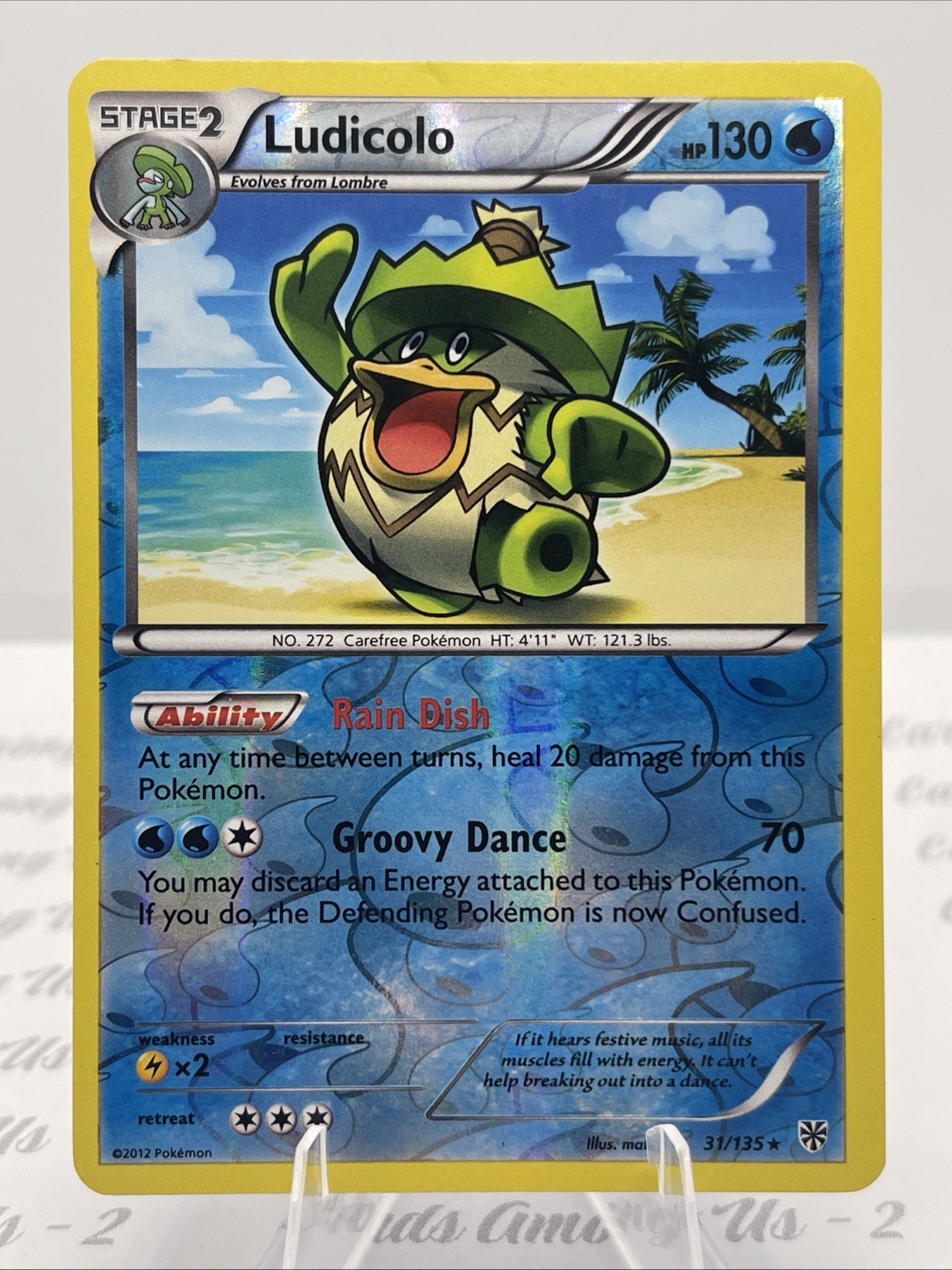 Ludicolo 31/135 Pokemon Plasma Storm Reverse Holo