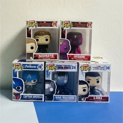 “Funko Pop Mini Figures Lot of 5 Marvel Star Wars DC Bundle