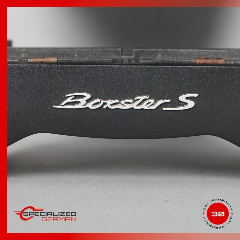 Porsche Boxster 1999-2002 consola central Cubby Box cuero azul fabricante de equipos originales usado Foto 2 de 4