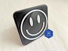 Smiley Face Funny Tow Hitch Coverplugcap For 2 1.25 Receivers Whiteblack