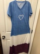 V Neck Long Dress  Please Read Measure