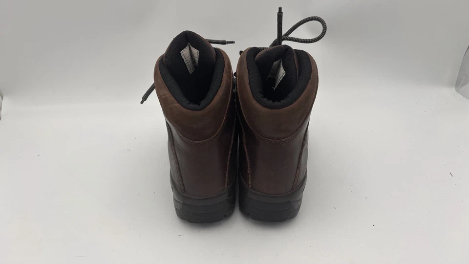 Botas Merrell para mujer 9,5 EE. UU. marrón oscuro cuero cumbre con cordones senderismo Vibram Foto 3 de 4