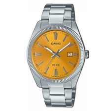 Casio MTP-1302PD-9AVEF Unisex Stainless Steel Watch Yellow Dial Christmas Gift