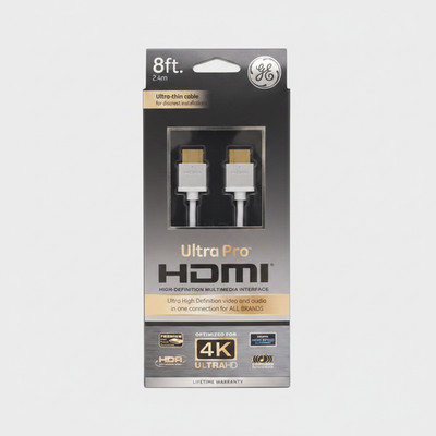 GE Ultra Pro HDMI Kabel 2,4m (8ft)   4K UHD, HDR, ultra-dünn   NEU