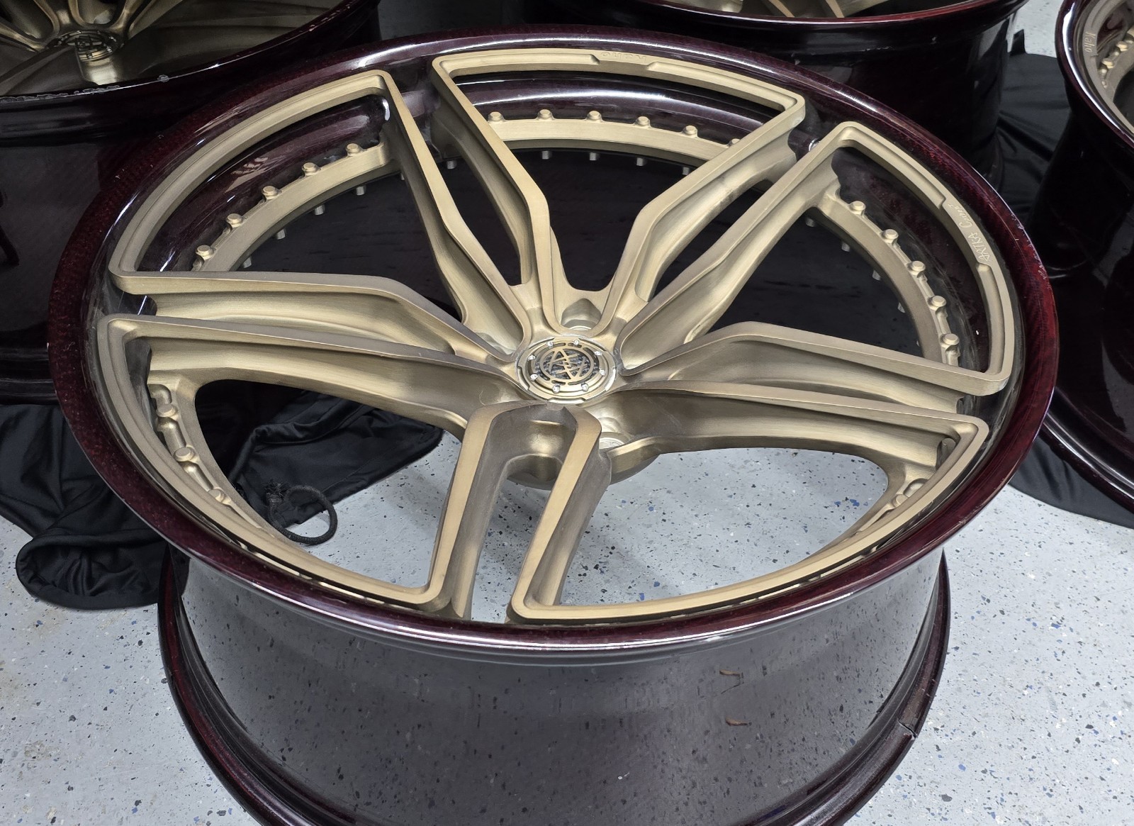 Lamborghini Urus Rims Artka Carbon Fiber Wheel ACT2000 23" 23×10.5 PARTS ONLY 44
