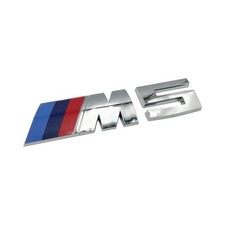 Chrome Trunk Emblem For Bmw E60 F90 G90 M5 Rear Decal Badge