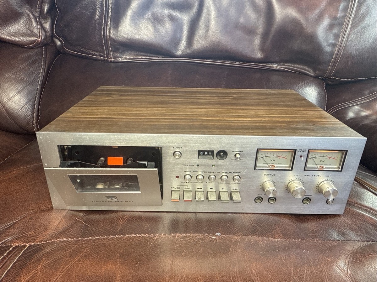 Akai GXC-710D Cassette Tape Deck Vintage Creasing Tapes As-Is | eBay