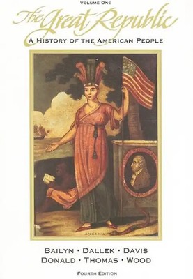 The Great Republic, Volume One: A History of the American People: 001