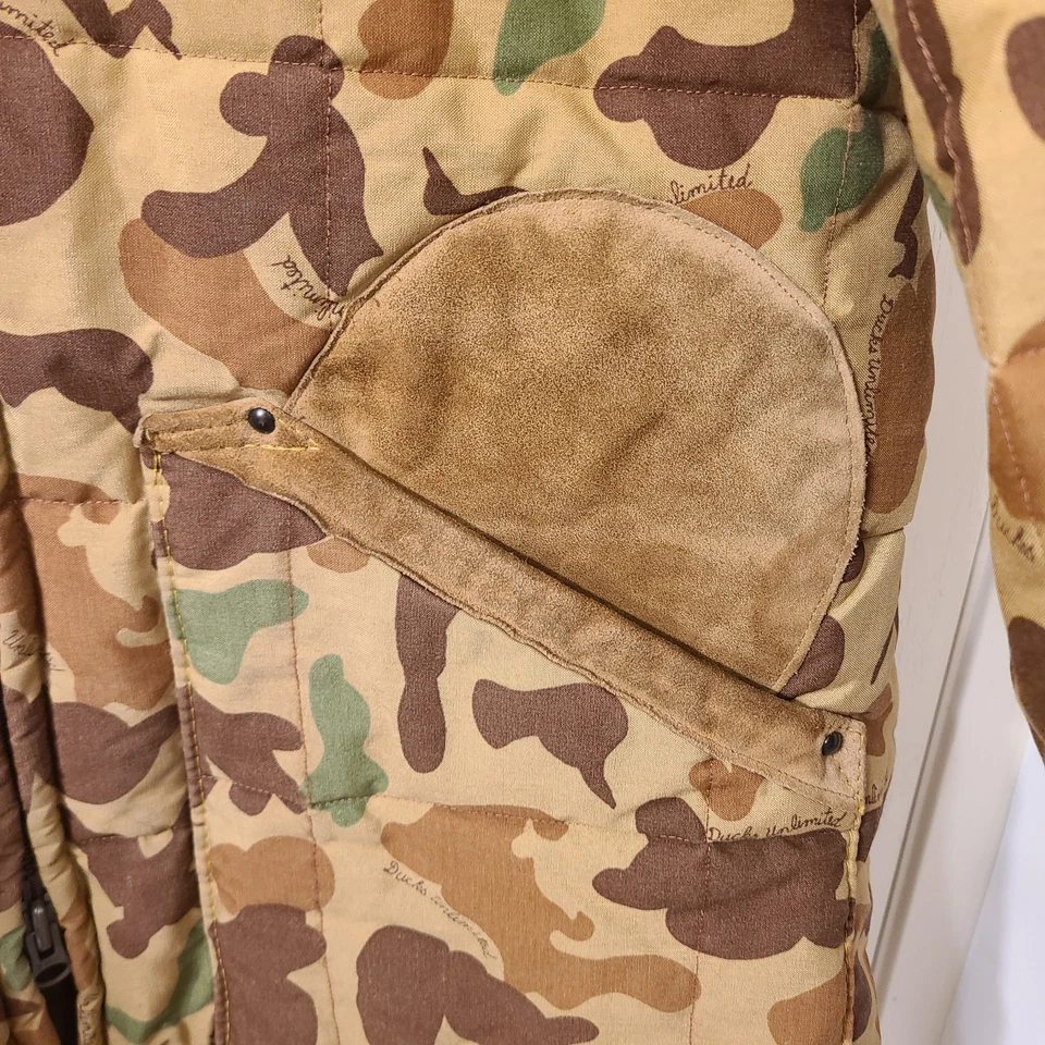 Abrigo Camuflaje Ilimitado Bob Allen Ducks De Colección Camuflaje Para Hombre Grande RARO Foto 3 de 4