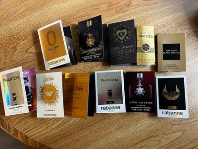 Perfume Toilet Samples For Man Tom Ford, Gucci, Phantom Etc 11 Samples