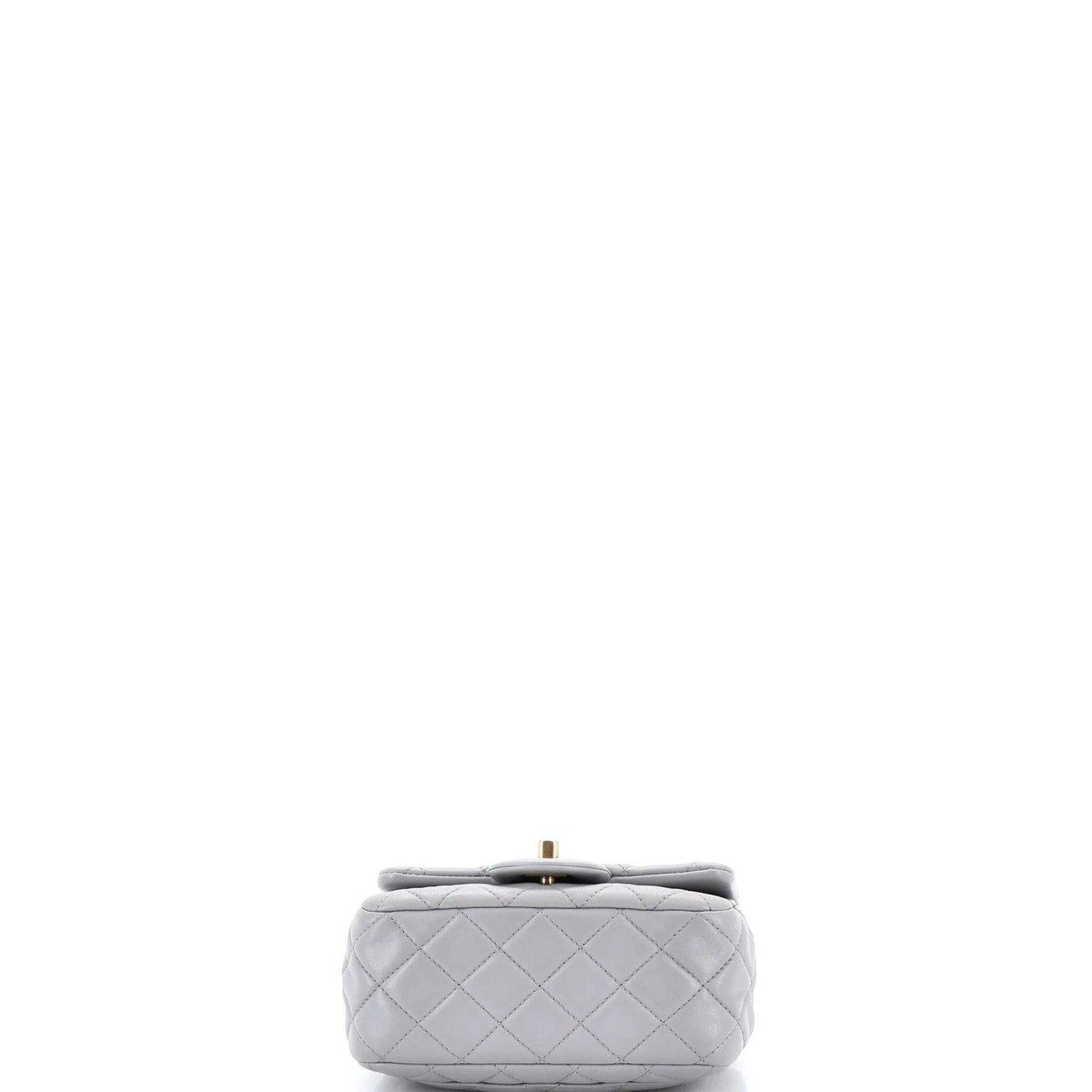 Chanel Pearl Crush Square Flap Bag Quilted Lambskin Mini | eBay