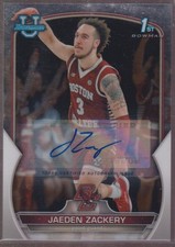 2022-23 Bowman University Chrome #35 Jaeden Zackery Chrome Prospect Autographs