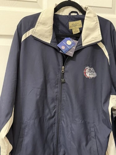 Vintage Vesi Sportswear Georgia Bulldogs full-zip Jacket navy blue/cream Large image 3