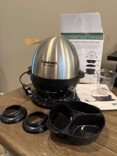 CUISINART Egg Cooker Brushed Stainless Steel Original Box Works