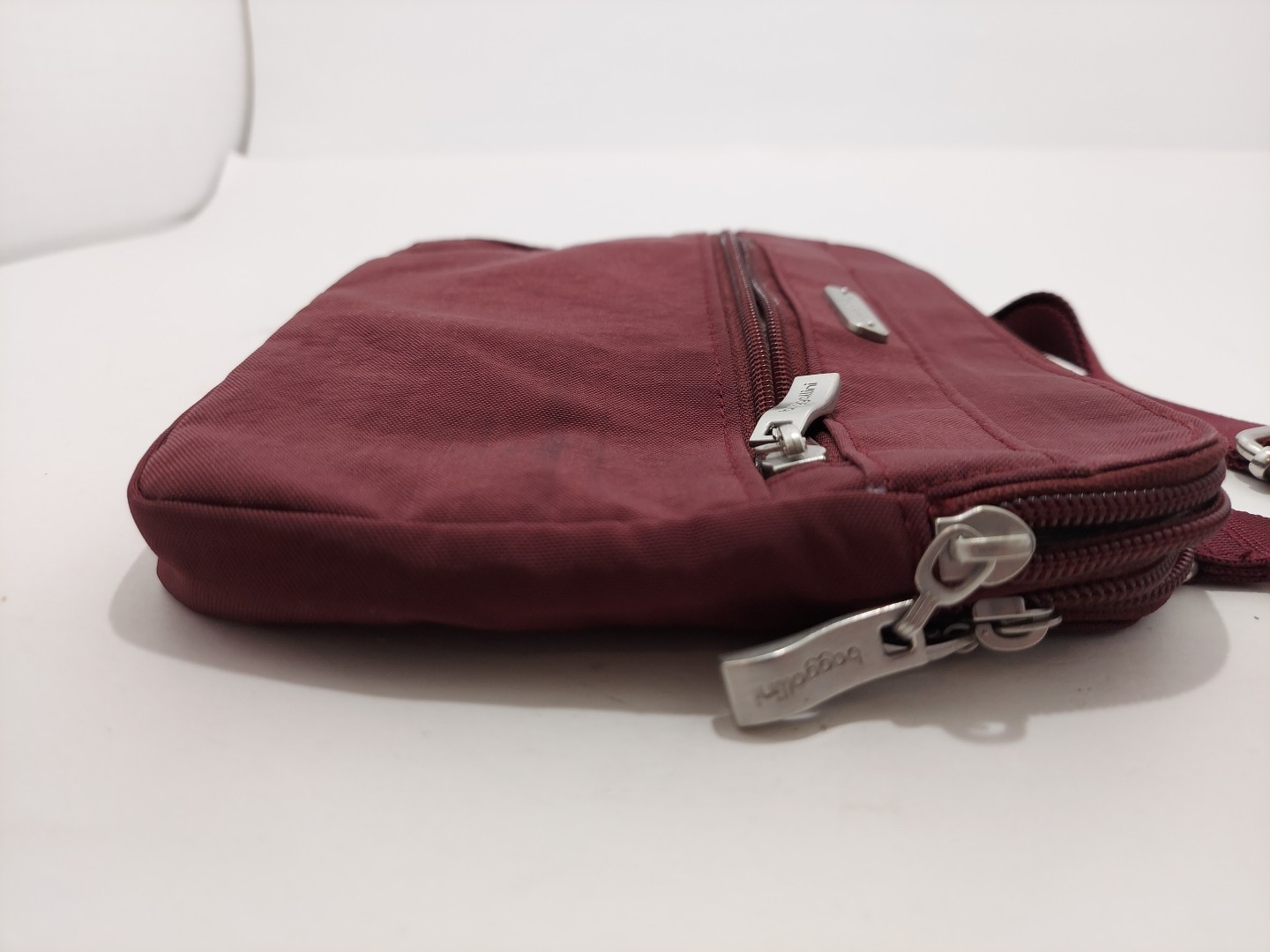 Baggallini Dark Cherry Double Zip Medium Crossbody - image 10