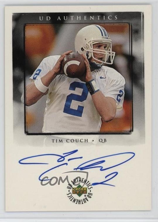 Tim Couch U.D. Ionix UD Authentics #TC UD Authentics