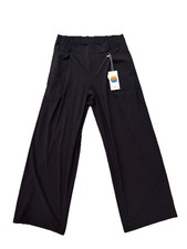 NWT Vuori Women's Villa Wideleg Trousers/Black/Elastic Waist/XS Small
