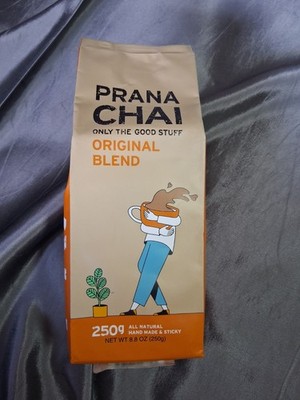 2 PKGS PRANA CHAI BLACK TEA WITH HONEY & SPICES  EXP. 3/6/27 250G 8.8OZ EACH BAG
