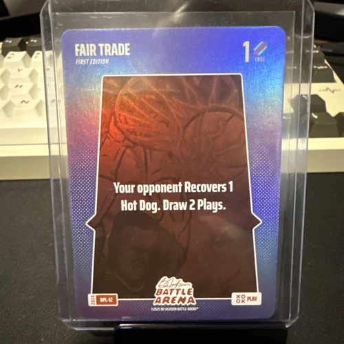 2026 Bo Jackson Battle Arena FAIR TRADE Bonus Play Foil SSP #BPL-12