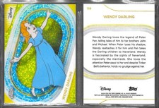 Topps Chrome Disney 2025 #158 Wendy Darling Peter Pan Yellow Mini-Diamonds