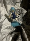 Blue Hair Anime & Manga Plastic Figure w/ Staff/Sword on Blue Display Base — photo 2