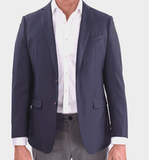 2024 BROOKS BROTHERS Boys Golden Fleece Navy Blue Sport Coat Suit Blazer 20 Wool