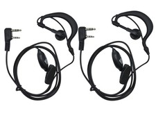 2x Cuffie Ham Radio Auricolari Walkie Talkie Woki Toki Cuffie per BAOFENG UV