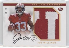 2017 Panini National Treasures Holo Gold 8/10 Joe Williams #RMS-JW Auto 4wf