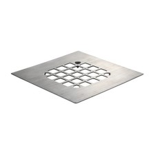 Danco 11045 Snap-in Shower Strainer  Square Pack of 1 , Brushed Nickel