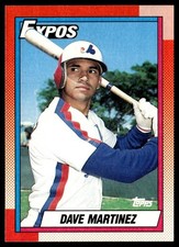 1990 Topps Dave Martinez Montreal Expos #228