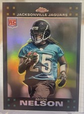 2007 Topps Chrome Refractor Reggie Nelson Rookie Jaguars #TC260