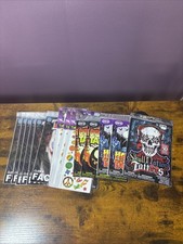 Halloween Tattoos Temporary Lot Of 14 Sets