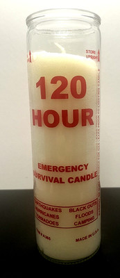 Emergency Survival Candle, 120 hr 8  Item A365