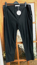 BNWT Ladies NEXT Distressed BLACK DENIM Wash SIDE ZIPS Skinny MATERNITY Jeans 12