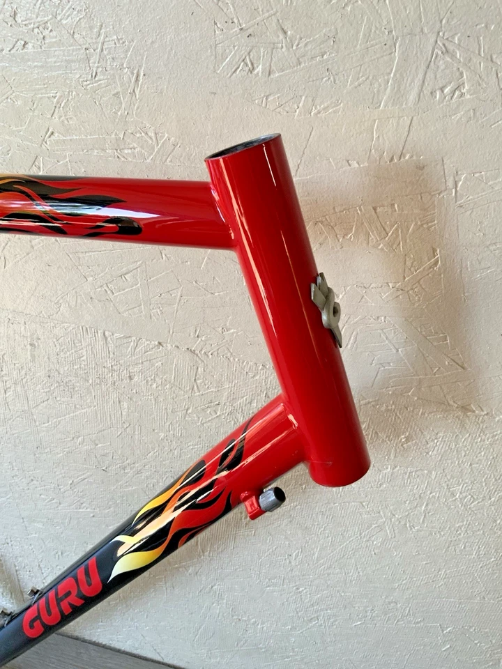 GURU НОВАЯ СТАЛЬНАЯ РАМА XL EOM СТАЛЬ КАРБОНОВЫЕ СТОЙКИ 1,9 КГ 1/8 ГОЛОВНАЯ ТРУБА 130 ПРОСТРАНСТВО - Изображение 3 из 4