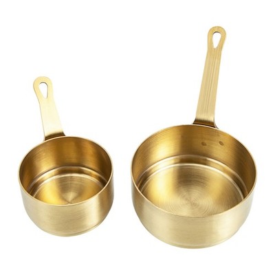 2 Pcs Stainless Steel Seasoning Dish Condiment Cup Sauce Cups Dipping