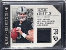 Wilson, Tyler - 2013 Rookies & Stars - Freshman Orientation - Swatch