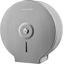 Commercial Jumbo Toilet Paper Dispenser Wall Mount Stainless Steel 9 Inch Roll