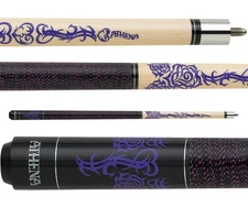 Athena ATH31 Two-Piece 58 in. Purple Billiards Pool Cue Stick 17-21 oz