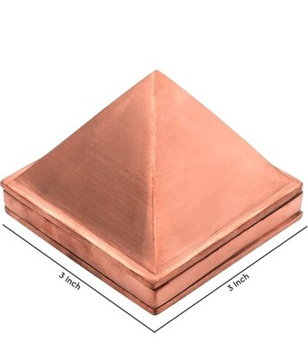 Vastu Copper 3 Layer Pyramid Pure Copper Vastu Remedy 3'' Vastu Dosh Remedies