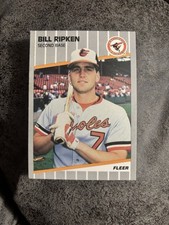 1989 Fleer - Black Box on Bat Knob #616 Billy Ripken NM RAW 