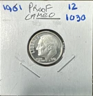 1961 Proof Cameo Roosevelt Dime