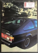 OPEL MONZA GSE Car Sales Brochure Feb 1984 #V5214